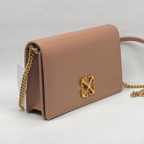 Off-White Jitney Leather Structured Crossbody Bag - Picture 4 of 13
